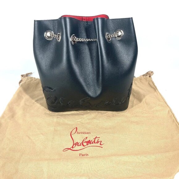 Christian Louboutin Sequin logo MARIE JANE Backpack Bag Chain Backpack main image 16